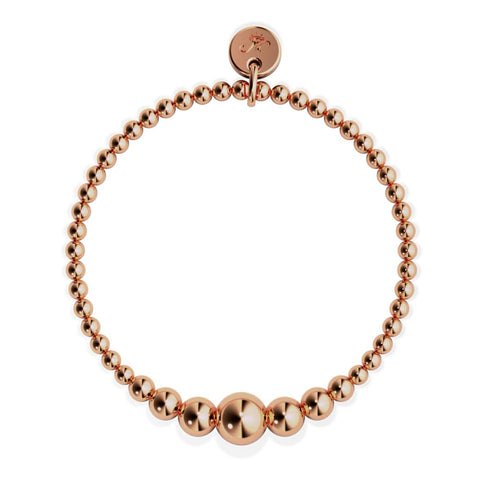 Bezaubernd | Kaskade aus 18 Karat Roségold | Ausdrucksarmband